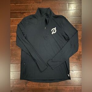 Vuori X Peloton Ease Performance Half Zip Pullover Mens Medium Gray Stretch